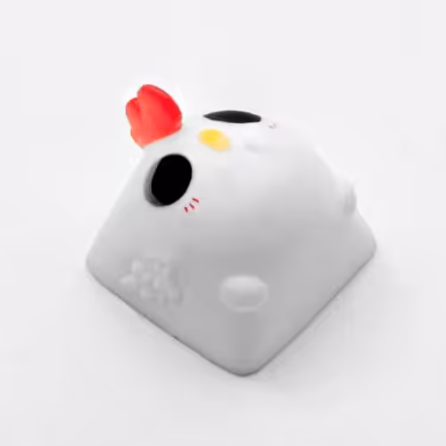 Rooster Emblem artisan keycap by Jelly Key