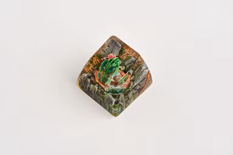 1jelly Key Resin Keycap Dragon3