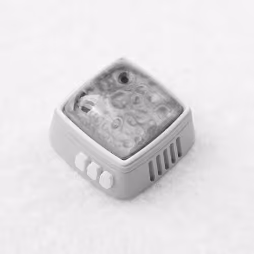 retrotv series – fly to the moon artisan keycap