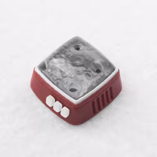 retrotv series – fly to the moon artisan keycap