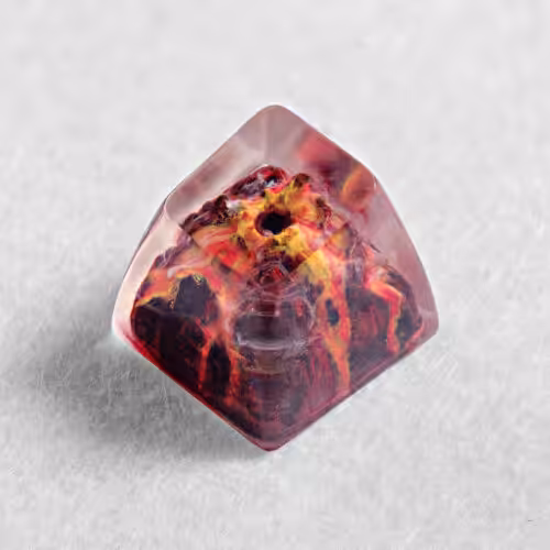 nature’s rage series inferno artisan keycap
