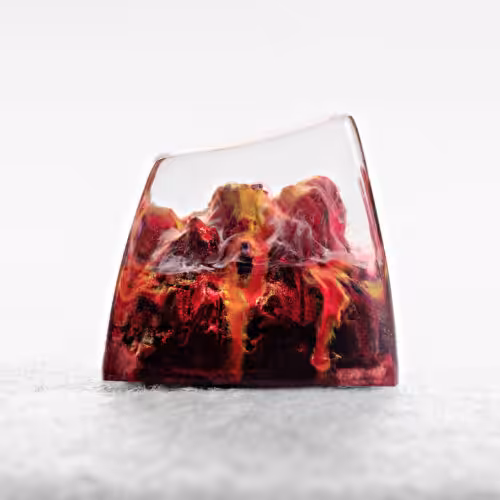 nature’s rage series inferno artisan keycap