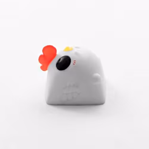 Rooster Emblem artisan keycap by Jelly Key