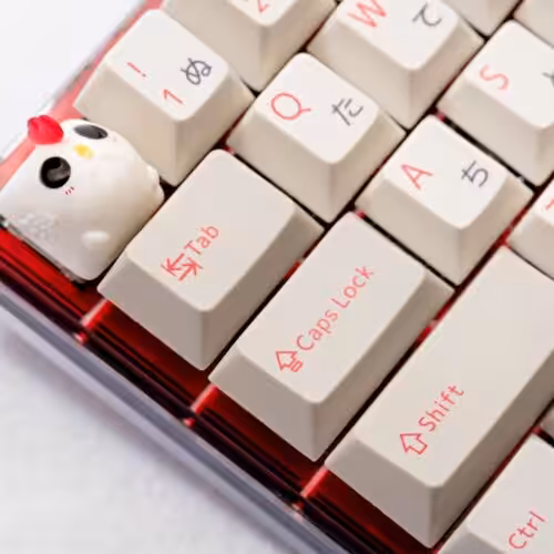 Rooster Emblem artisan keycap by Jelly Key