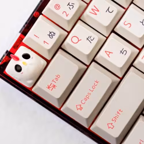Rooster Emblem artisan keycap by Jelly Key