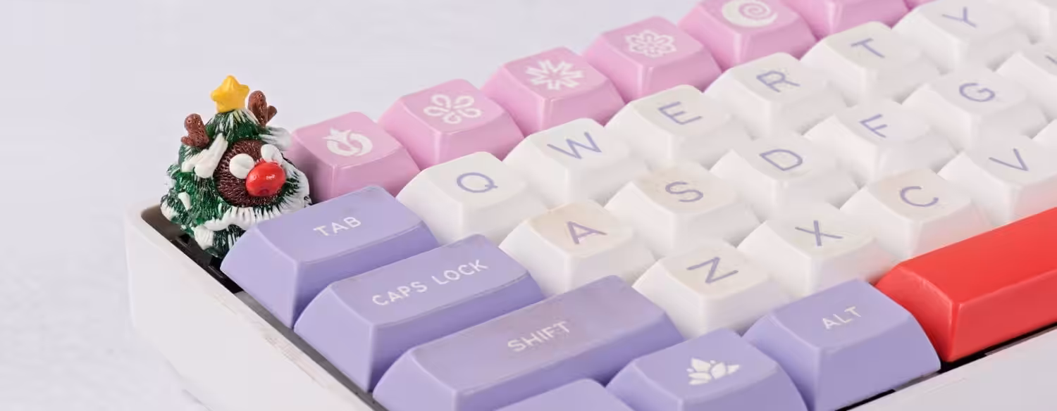 Reindeer Fiesta keycap by Jelly Key