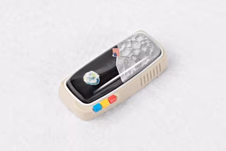 Retro TV series – 2.25u limited edition - artisan keycap by Jelly Key