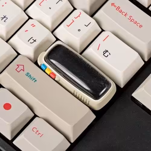 Retro TV series – 2.25u limited edition - artisan keycap by Jelly Key