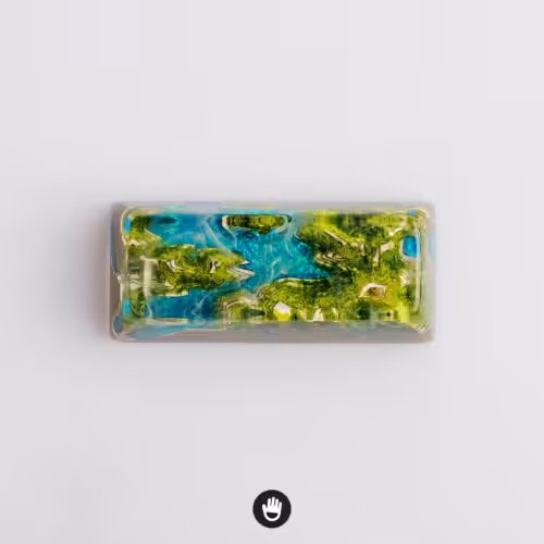 Artifact series – Ethereal Reign (Enter/Shift) artisan keycaps by Jelly Key