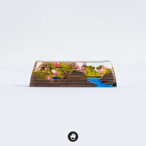 Artifact series – Ethereal Reign (Enter/Shift) artisan keycaps by Jelly Key