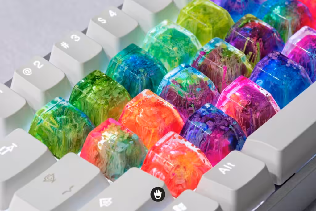 Jelly Eden artisan keycaps by Jelly Key