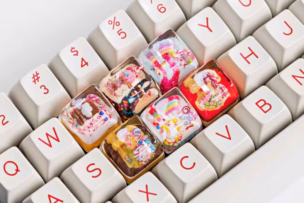 Confectionery Woods artisan keycap series by Jelly Key