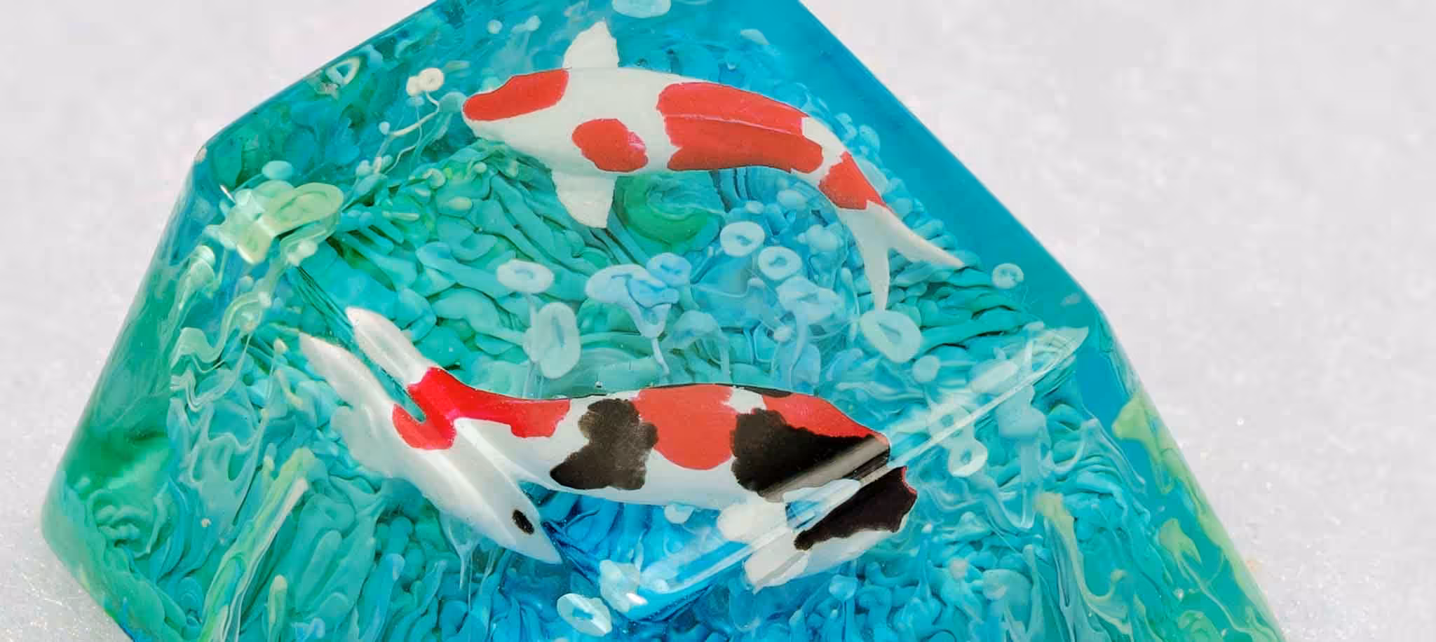 Zen Pond Artisan keycaps by Jelly Key