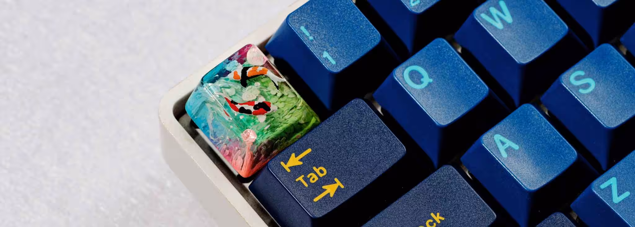 Zen Pond Artisan keycaps by Jelly Key