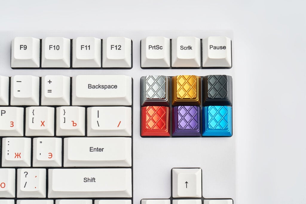 Mono Kaleidoscope gaming kit - artisan keycap by Jelly Key