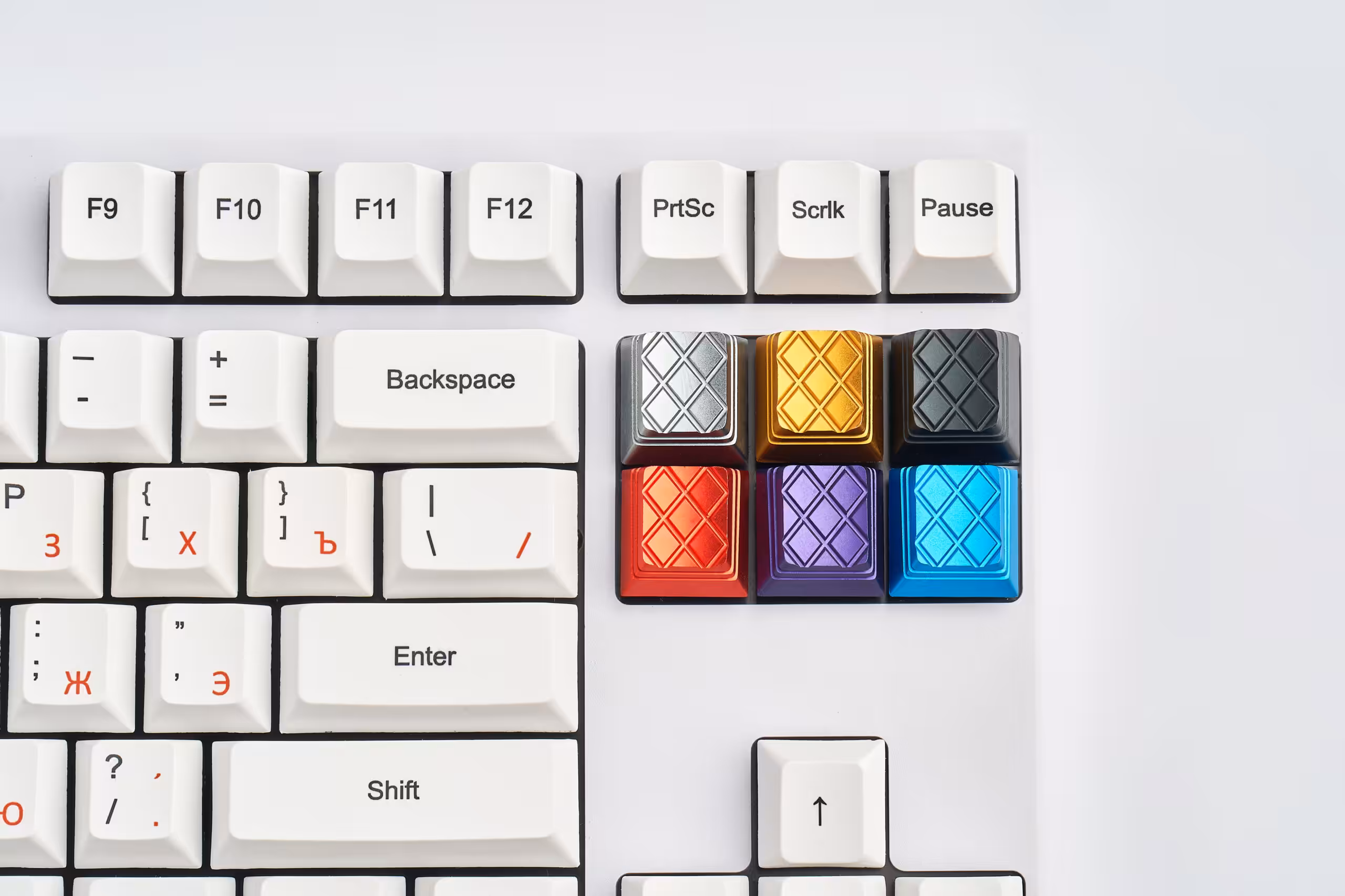 Mono Kaleidoscope gaming kit - artisan keycap by Jelly Key