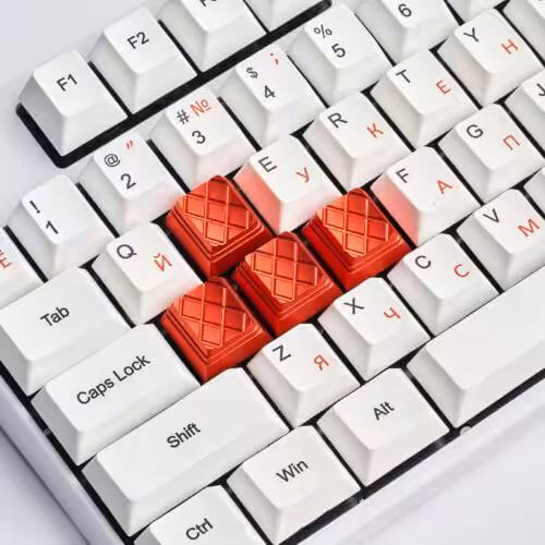 Mono Kaleidoscope gaming kit - artisan keycap by Jelly Key