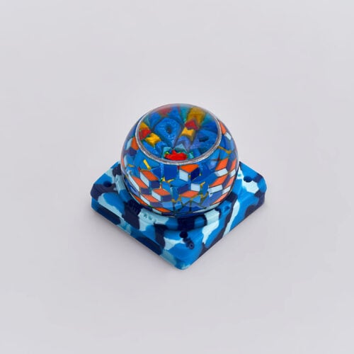Mosaic Rose artisan keycap by Jelly Key