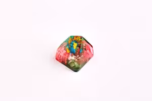 A Betta Saga artisan keycaps by Jelly Key
