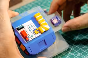 Retro TV series โ Life on planets artisan keycap by Jelly Key