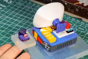 Retro TV series โ Life on planets artisan keycap by Jelly Key