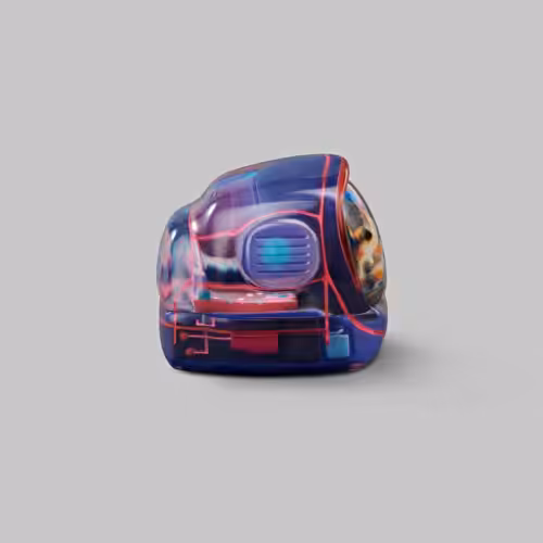 Retro TV series โ Life on planets artisan keycap by Jelly Key