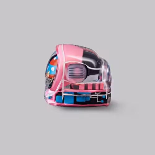 Retro TV series โ Life on planets artisan keycap by Jelly Key