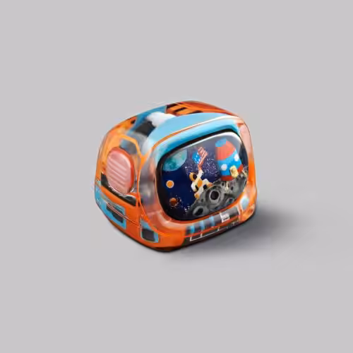 Retro TV series โ Life on planets artisan keycap by Jelly Key
