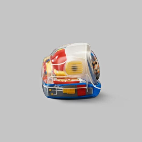 Retro TV series – Life on planets artisan keycap by Jelly Key