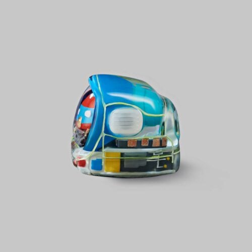 Retro TV series – Life on planets artisan keycap by Jelly Key