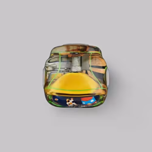 Retro TV series โ Life on planets artisan keycap by Jelly Key