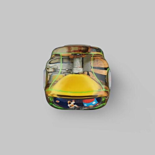 Retro TV series – Life on planets artisan keycap by Jelly Key