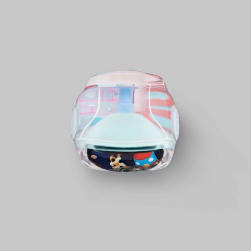 Retro TV series – Life on planets artisan keycap by Jelly Key