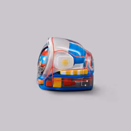 Retro TV series โ Life on planets artisan keycap by Jelly Key