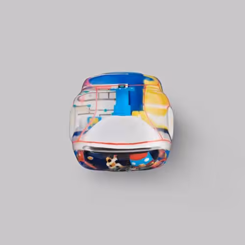 Retro TV series โ Life on planets artisan keycap by Jelly Key