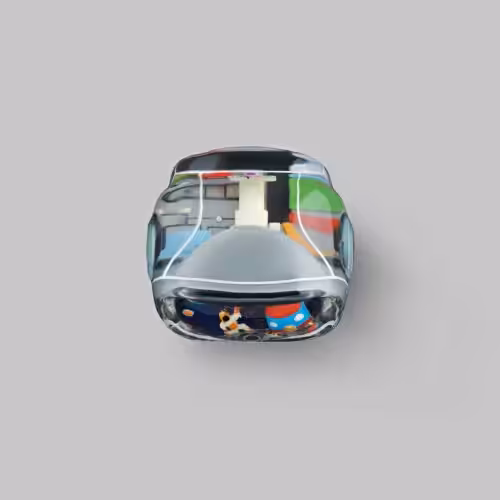 Retro TV series โ Life on planets artisan keycap by Jelly Key