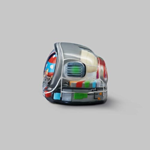 Retro TV series – Life on planets artisan keycap by Jelly Key