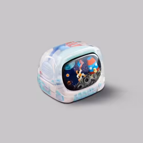 Retro TV series โ Life on planets artisan keycap by Jelly Key