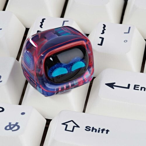 Retro TV series – Life on planets artisan keycap by Jelly Key