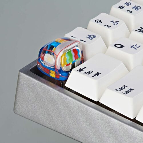 Retro TV series – Life on planets artisan keycap by Jelly Key
