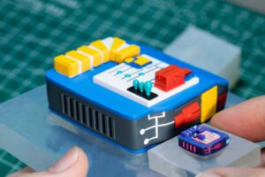 Retro TV series – Life on planets art toy - artisan keycap by Jelly Key