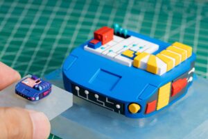 Retro TV series – Life on planets art toy - artisan keycap by Jelly Key