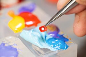 Retro TV series – Life on planets art toy - artisan keycap by Jelly Key