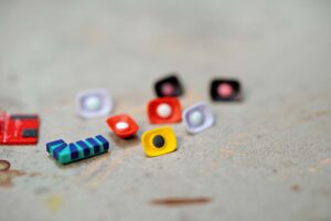 Retro TV series – Life on planets art toy - artisan keycap by Jelly Key