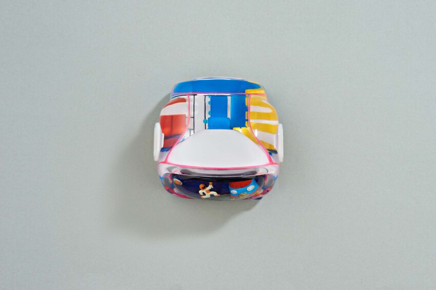 Retro TV series – Life on planets art toy - artisan keycap by Jelly Key