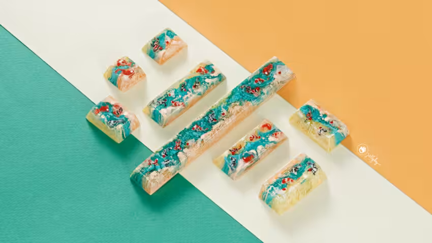 zen pond iv god s creation artisan keycaps 4k (3)