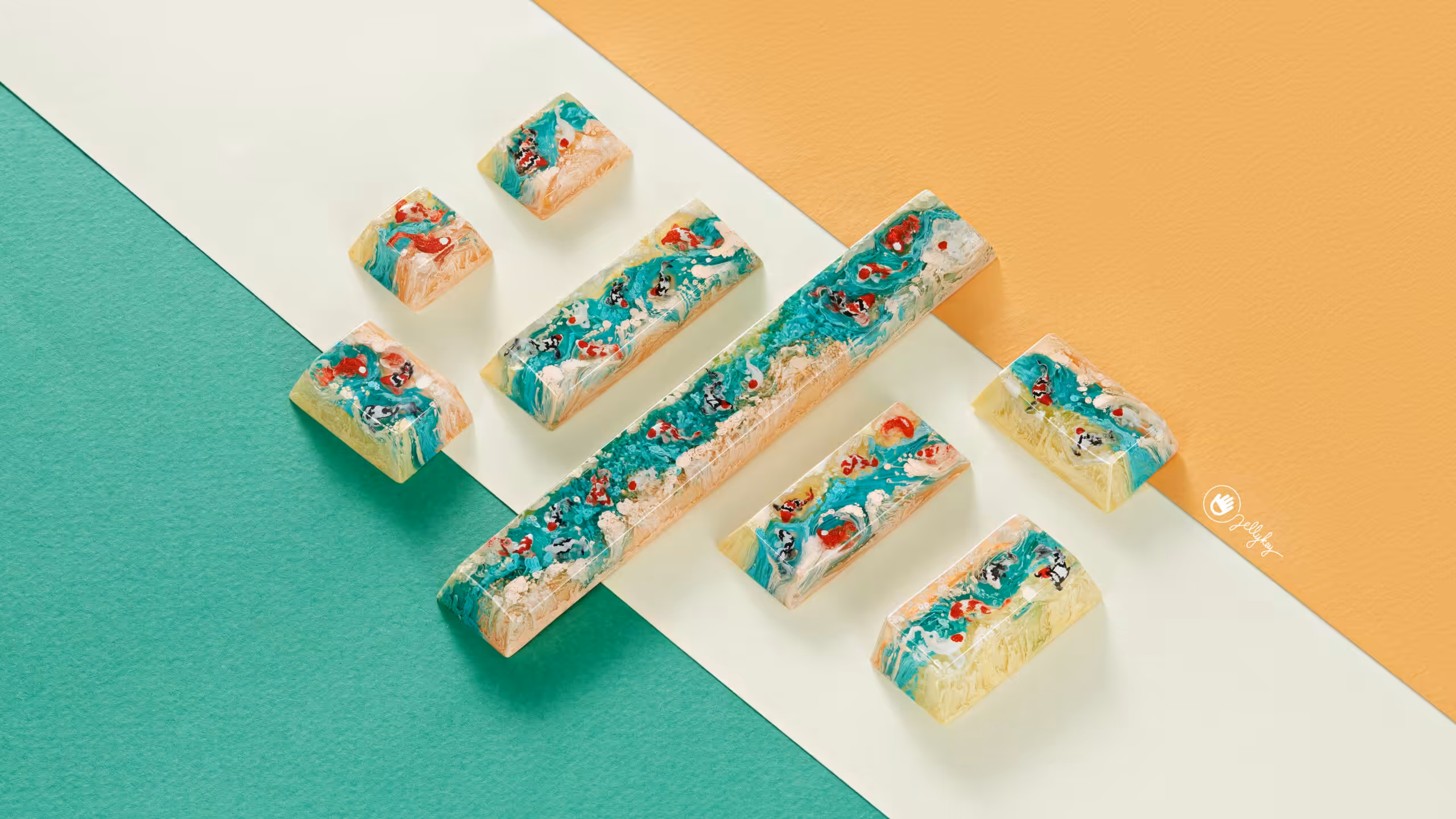 zen pond iv god s creation artisan keycaps 4k (3)