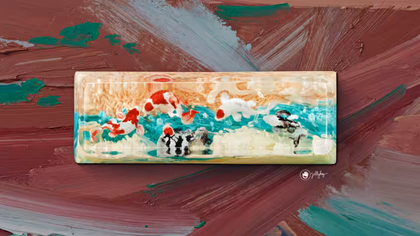 zen pond iv god s creation artisan keycaps 4k (6)