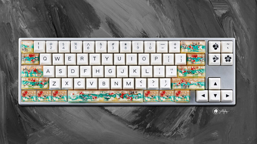 zen pond iv god s creation artisan keycaps 4k (9)