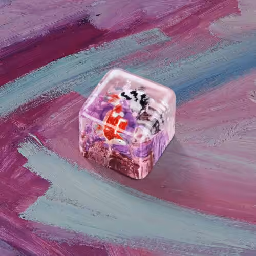 zend pond sa cherry oem keycaps 086